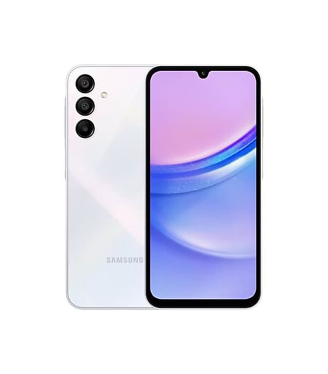   Samsung Galaxy A15 features a 6.5-inch Super AMOLED display with a 90Hz refresh rate, 128GB storage, and 6GB RAM. a 50MP main camera. 